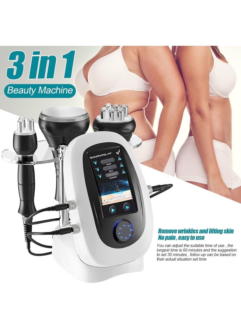 EVEREEN 3 in 1 Ultrasonic Cavitation Machine, 40K RF Body Slimming & Fat Burning Beauty Device, for Cellulite Removal and Skin Mass, Electric Massagers for Arms, Middle Parts, Legs, Hips, and Face - Image 2